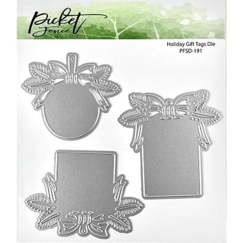 2021 AliliArts Metal Cutting Dies Holiday Gift Tag diy Scrapbooking Photo Album Decorative Embossing PaperCard Crafts Die