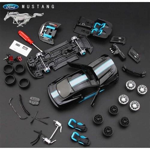 Maisto 1:24 Modified car 2015 Ford Mustang GT Assembled simulation alloy car model crafts decoration collection toy tools