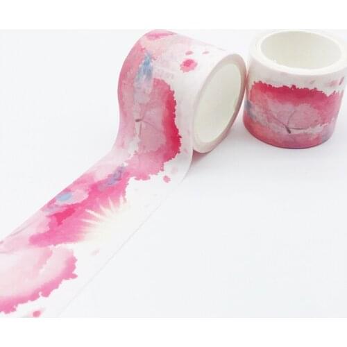 NEW 10pcs/Lot Decorative Kawaii Beautiful Pink Trees Washi Tapes DIY Scrapbooking Planner Adhesive Masking Tape Papeleria