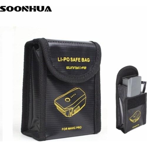 New Explosion-Proof Safe Pouch LI-PO Carrying Battery Safe Protective Storage Bag For DJI Mavic Pro