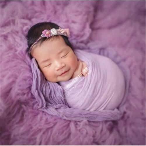 Newborn Gauze Dyed Cheessecloth Wrap Photography Prop Baby Swaddle Fabric Layer Blanket Newborn Posing Backdrop Prop