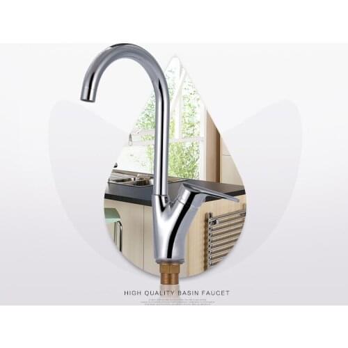 Very popular cold and hot mixer for kitchen sink water faucet mixer single handle single hole water tap Dona1162