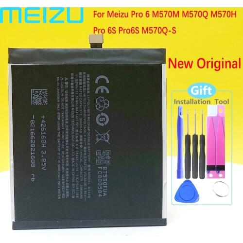Meizu 100% Original 3060mAh BT53S Meizu Note Pro 6S Phone In Stock High Quality Battery+Tracking Number
