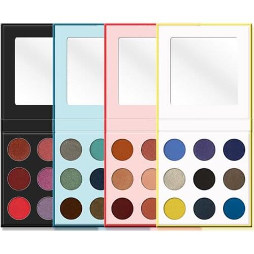 50 Piece DIY Eyeshadow Palette Wholesale Glitter Shimmer Matte Eye Shadow Pallete Makeup Private Label Custom Logo