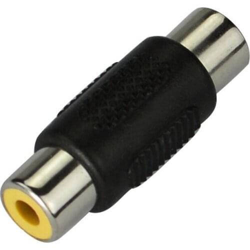 RCA adapter RCA Jack female to RCA Jack female straight connector adapter