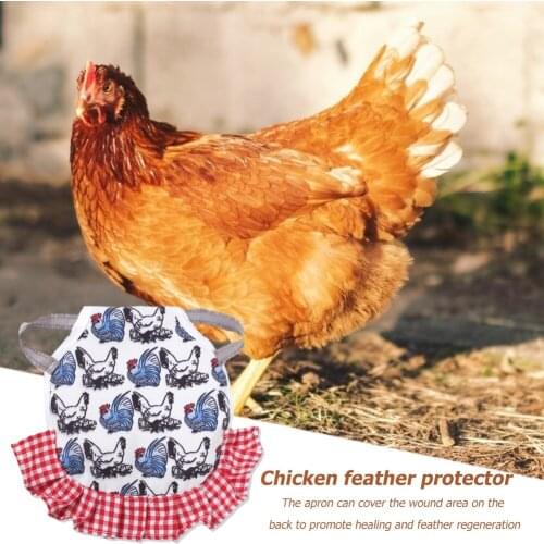 Adjustable Hen Apron Pet Clothes Poultry Hen Saddle Apron Feather Protection Holder Hen Vest Dress Chicken Protector Apparels