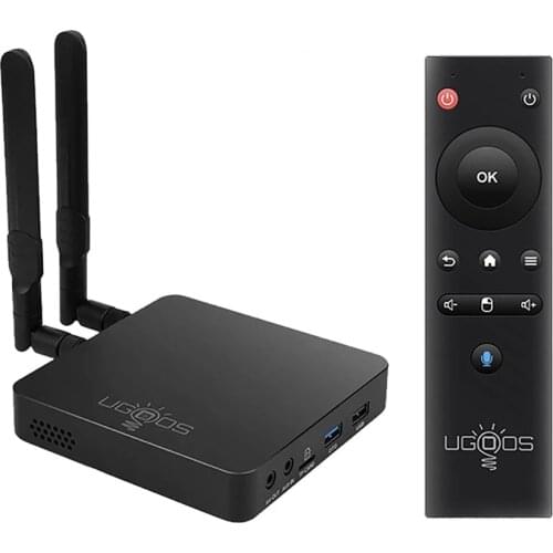 Original UGOOS AM6 Plus Amlogic S922X 2.2GHz Android 9.0 TV Box Dolby Vision 2.4G 5G Wifi 4GB DDR4 32GB 1000M 4K Media Player