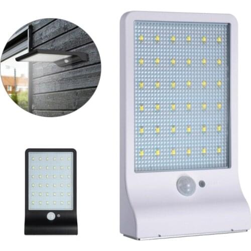 36 LED Solar Power Street Light PIR Motion Sensor Lamps Garden Security Lamp Outdoor Street Waterproof Wall Lights