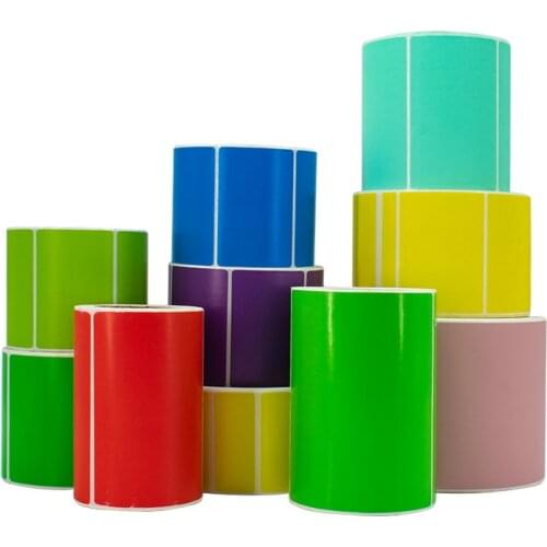 Factory direct Colorful Waterproof Sticker Printing label TOP Direct Thermal Labels Packing /Price Labels Zebra