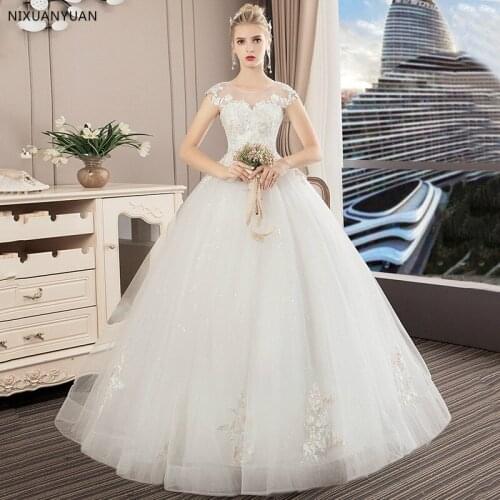 2021 New Wedding Dress Elegant Ball Gown Off The Shoulder Classic Embroidery Appliques Vestido De Noiva Wedding Dresses