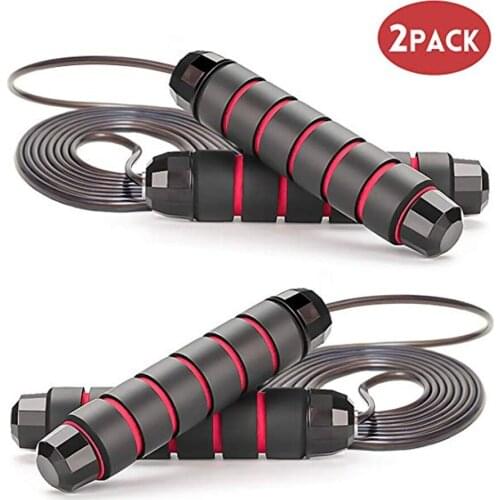 9 Feet With Ball Bearings Rapid Speed Jump Rope Crossfit Excercise and Fitness Workout Equipments Skipping Foot Unisex PVC Rope