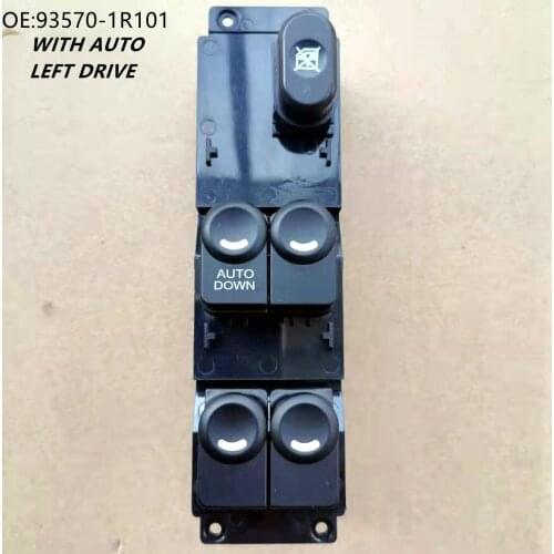 93570-1R101 935701R101 Front left Door Window Control Switch For Hyundai Accent 2011 2012 2013 2014-2017 New High Quality