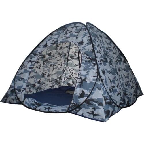 Automatic ice fishing tent (steel skeleton)Tourist tent camping tent outdoor factory wire -speed automatic camouflage tents open