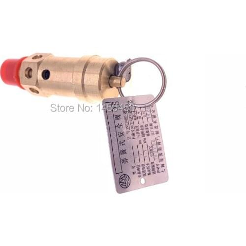 Free shipping 2pcs/lot 1092001961=0830100768 OEM safety valve pressure relief valve A28X-16T DN6 1.1MPA for Atlas Copco machine