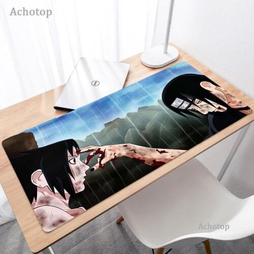 Large Mouse Pad Anime Itachi Pad to Mouse Notbook Mouse Pad Computer Mousepad Gaming Accessories Gamer to Keyboard Mice Desk Mat