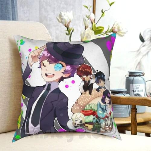Burgers & Beyond Pillow Case Printed Home Soft DIY Pillow cover Kekkai Sensen Blood Blockade Battlefront Bbb Anime Manga