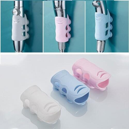 Shower Head Holder Suction Cup Shower Bracket Mount Bathroom Wall Rack Stand Easy to Install Reusable for Bathroom portable