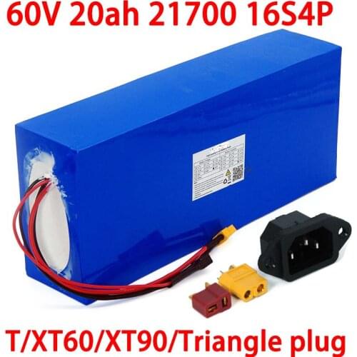 60V 20ah 21700 16s4p Electric scooter bateria 60v 20AH Electric Bicycle Lithium Battery pack 1000W 2000W ebike batteries