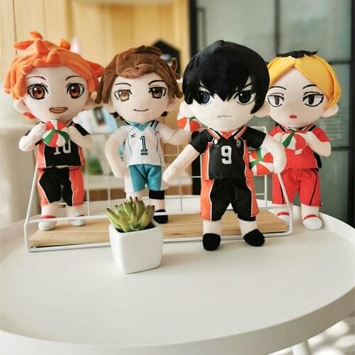 Haikyuu!! Figure Plush Toys Anime Haikyuu FIgures Hinata Shoyo Yu Nishinoya Oikawa Tooru Cosplay Plush Dolls Kids Gift Toys