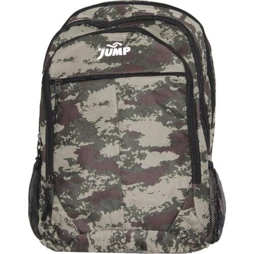 Jump 1042 School Seyehat Travel Training Camo Backpack
