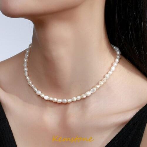 Женские ожерелья из жемчуга Kemstone China At AliExpress