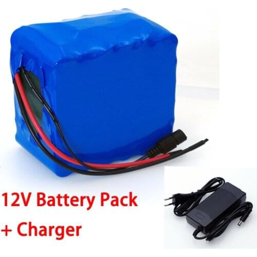 LiitoKala 12V 30Ah 3S12P 11.1V 12.6V High-power Lithium Battery Pack for Inverter Xenon Lamp Solar Street +12.6V 3A Charger