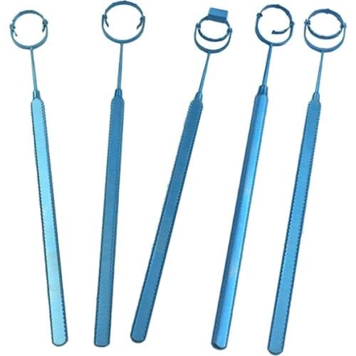 New 14cm Titanium Fine Thomton Fixation Ring Microinstruments Keratoplasty Forceps Ophthalmic Tweezer Beauty Instrument Eye