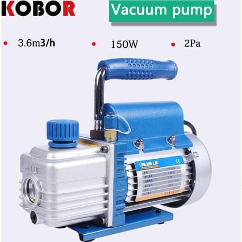 2019 new 1L Rotary Vane Single Stage Mini Vacuum Pump for Car air conditioning repair screen separator