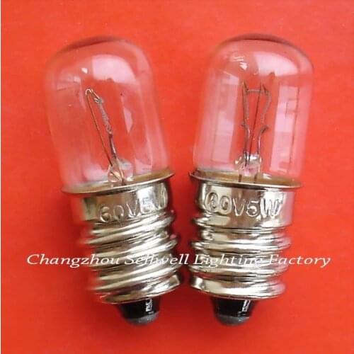 Great!miniature Lamp Light 60v 5w E12 T13x34 A648