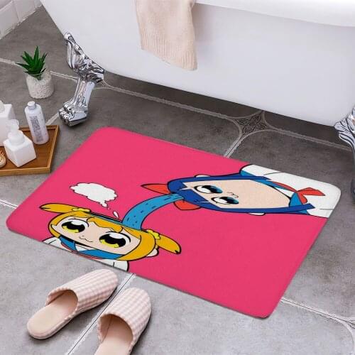 Pop Team Epic 3D Print Doormats Rectangle Non-Slip DoorMat Bedroom Kitchen Entrance Print Door rugs Dropshipping
