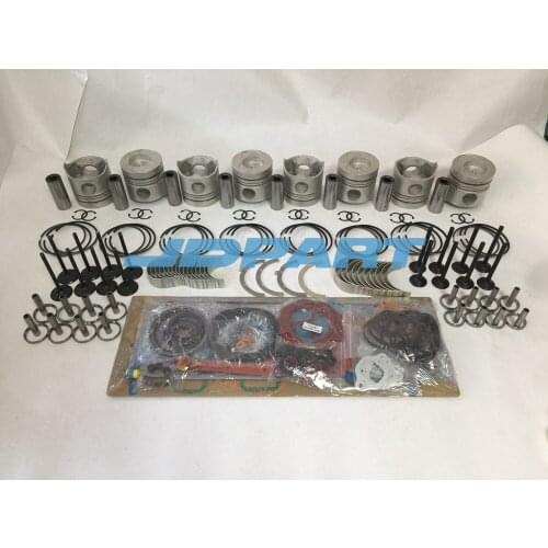 RD8 piston with rings STD gasket kit engine bearings valve kit For RD8 Engine