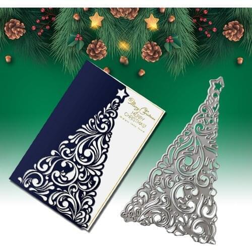 Christmas Trees Metal Cutting Dies Xmas Stencil for Scrapbooking Die Cuts Stamping Cutting Embossing Template Craft Dies