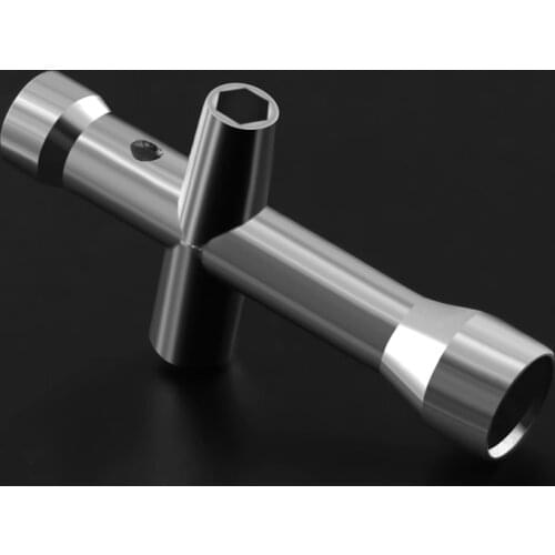 Mini M2 M2.5 M3 M4 Screw Nut Hex Cross Wrench Repair Tool 4 Size Cross Socket Wrench for 3D Printer Part Ender MK8 Nozzle