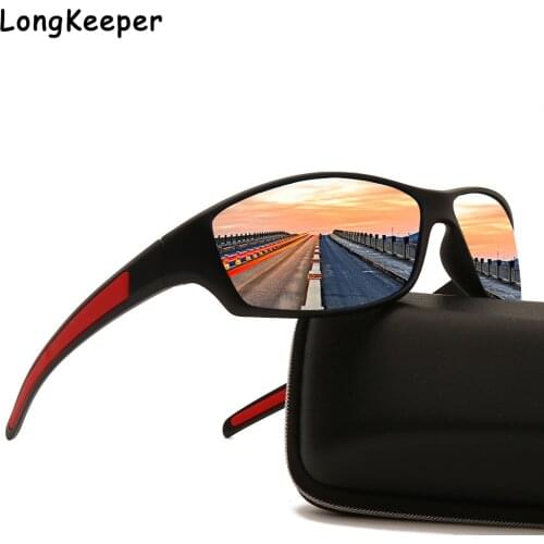 Brand Design Polarized Sunglasses Men Classic Mirrored Coating Square Sunglass Male Driving Sun Glasses UV400 Eyewear Shades