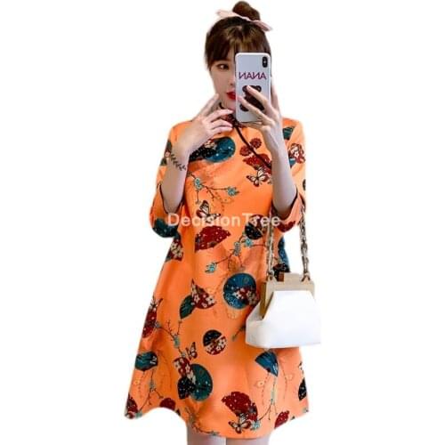 2021 chinese dress vintage woman cheongsam dress traditional chinese style lace qipao elegant evening dress oriental dress qipao