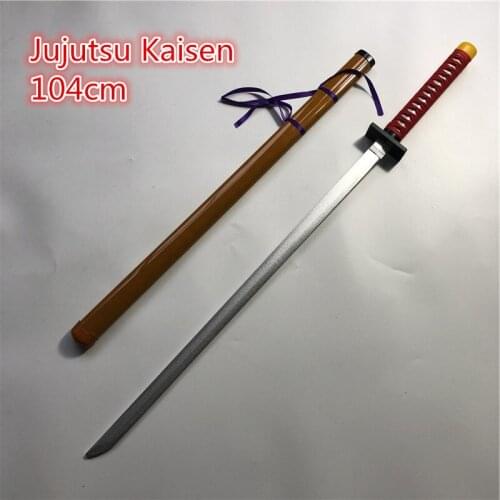 104cm Anime Jujutsu Kaisen Miwa Kasumi Cosplay Prop Otsukotsu Yuta Wooden Sword wood Weapons for Halloween Carnival Party Events