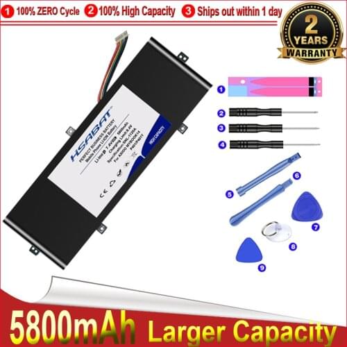 HSABAT 0 Cycle 5800mAh 3585282P Laptop Battery for AXIOO MYBOOK 14 P401 P401Y Zeuslap x5 T156 Replacement Accumulator