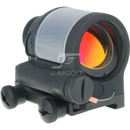 JJ Airsoft SRS 1x38 Red Dot (Solar cell assisted) (Black/Tan)