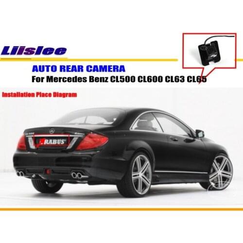 Car Rear view Camera For Mercedes Benz CL500 CL600 CL63 CL65 Back Parking HD CCD RCA NTST PAL Reverse Hole CAM