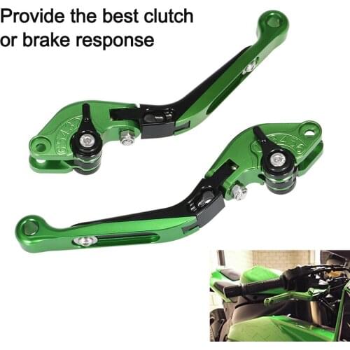 Short Brake Clutch Levers for Kawasaki NINJA 650R ER-6F ER-6N 2009-2016 NINJA 400R 2011 VERSYS 650cc 2009-2014