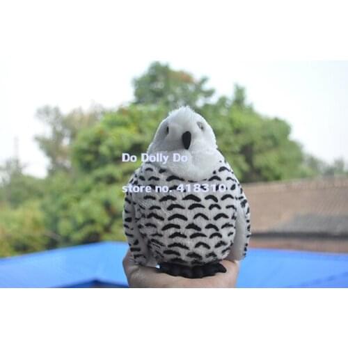 Original Snowy Owl Simulation Animal Stuff Bird Plush Toy Doll Children Birthday Gift