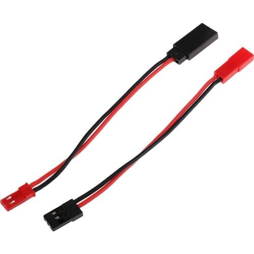 JST to JR Servo Connector Adapter Male/Female Conversion Cable fr RC Battery Accessories