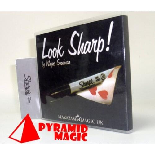 Look Sharp by Wayne Goodman close up Street mentalism Classic card magic tricks