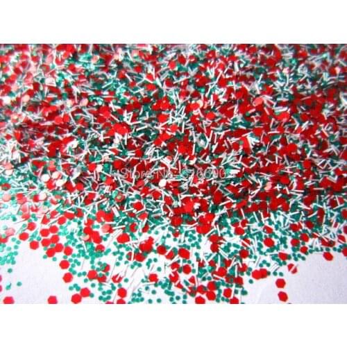 Solvent Resistant Glitter Mix or Nail Polish Scrapbooking