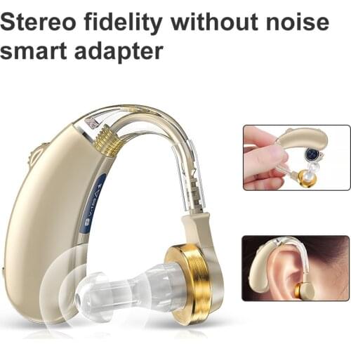 XIONGLU Hearing Aid for Elderly Deaf Air Conduction Wireless Headphones Hearing Loss Sound Amplifier Hearing Aids Dropshipping