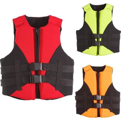 Neoprene Life Vest Kid Swimming Life Jacket for Children Boating Beach Life Jackets Swimming Ski Drifting Water Pool Sports