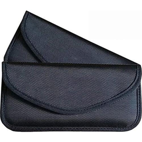 Bag for Phones 2 Packs RFID Blocking Bag Faraday Pouch Cage Case Key Protector Signal Blocking Bag for Cell Phone Car Key RFID