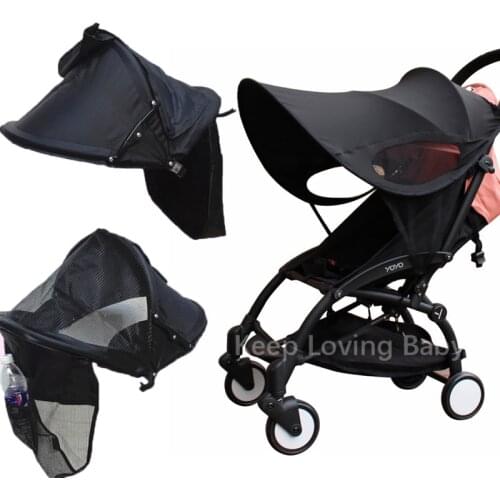 Baby stroller sunshade Universal Expand sunshade area Baby cart accessories Stroller Sun Visor Canopy UV Resistant YoYo stroller