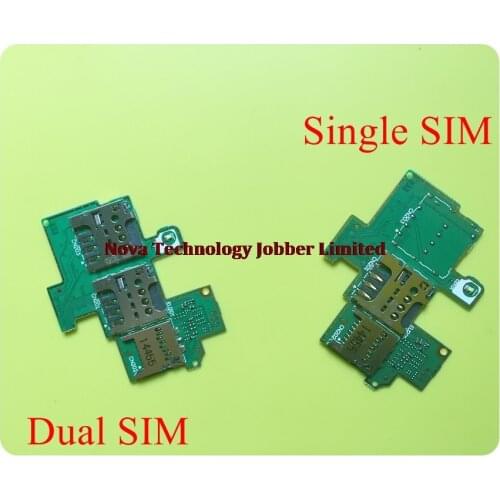 Wyieno Sim Card Reader Flex For Sony M C2004 C2005 / C1904 C1905 SIM Flex Cable Memory SD Card Slot Holder Replacement +tracking