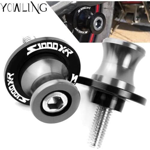 High quality 8MM For BMW S1000XR 2015 2016 2017 2018 2019 With Logo Motorcycle accessories Swingarm Spools slider stand screws
